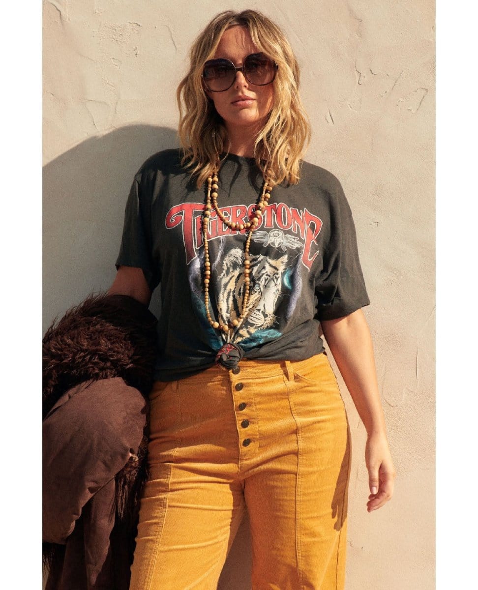 Stormy River Biker Tee - PINK ARROWS