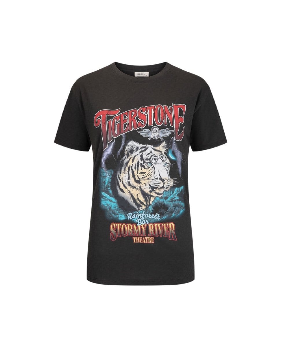 Stormy River Biker Tee - PINK ARROWS