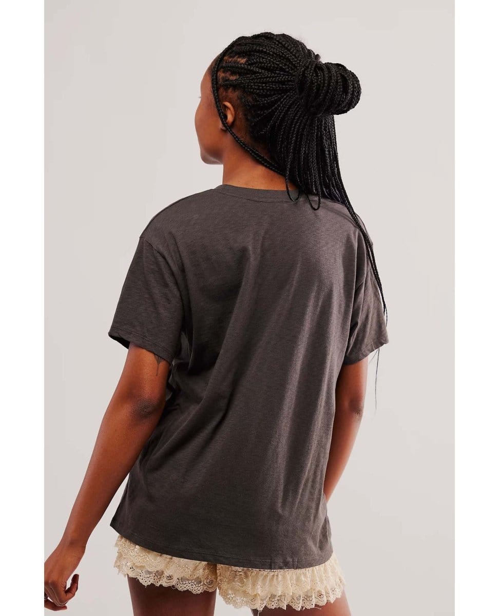 Stormy River Biker Tee - PINK ARROWS