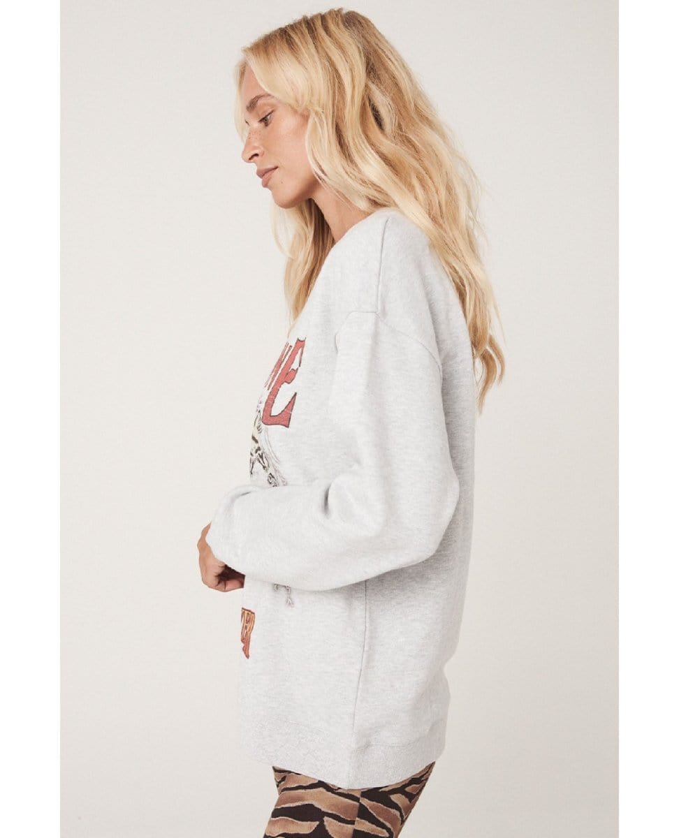 Stormy River Sweatshirt Grey Marle - PINK ARROWS