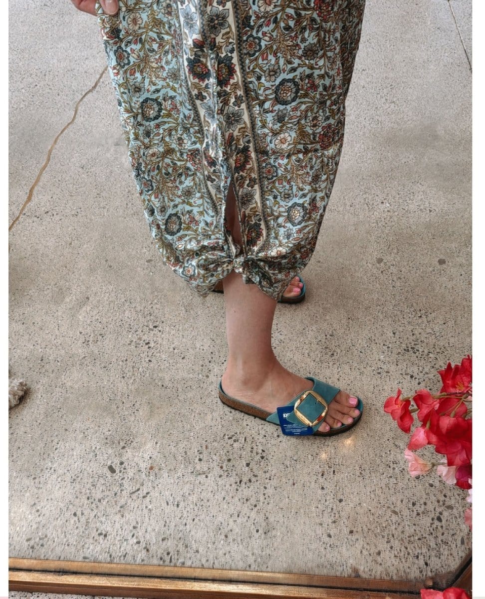 Strapless Mint Bali Jumpsuit - PINK ARROWS