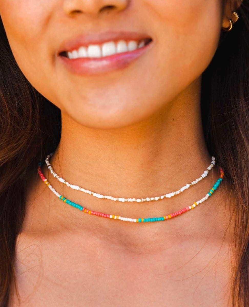 Summer Daze Necklace - PINK ARROWS