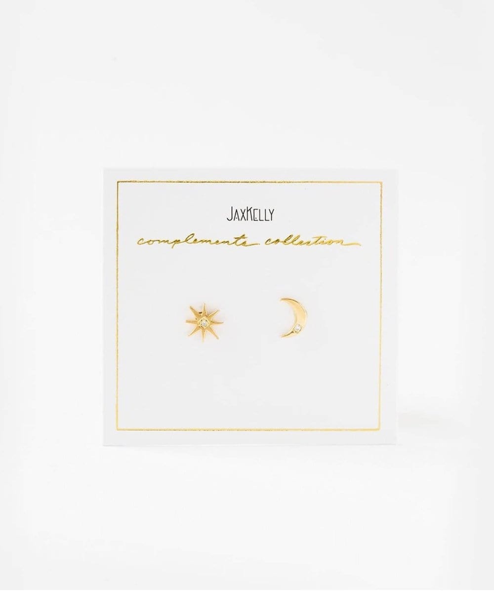 Sun & Moon Earring Set - PINK ARROWS