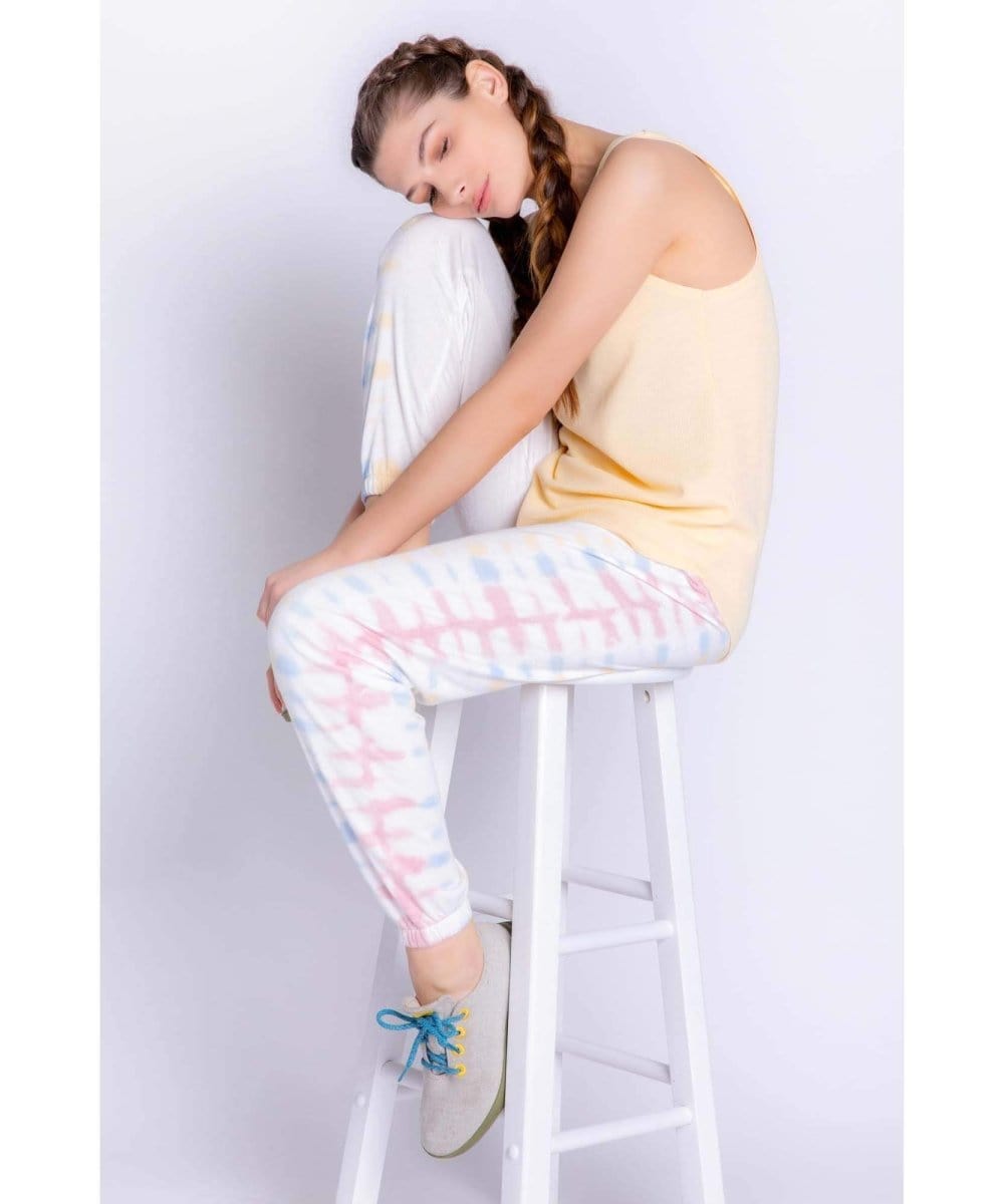 Sunset Hues Banded Pant - PINK ARROWS