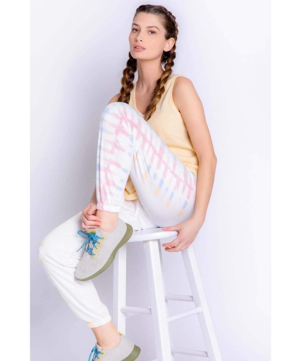 Sunset Hues Banded Pant - PINK ARROWS