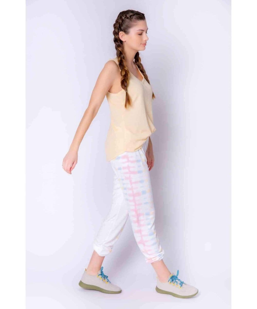 Sunset Hues Banded Pant - PINK ARROWS
