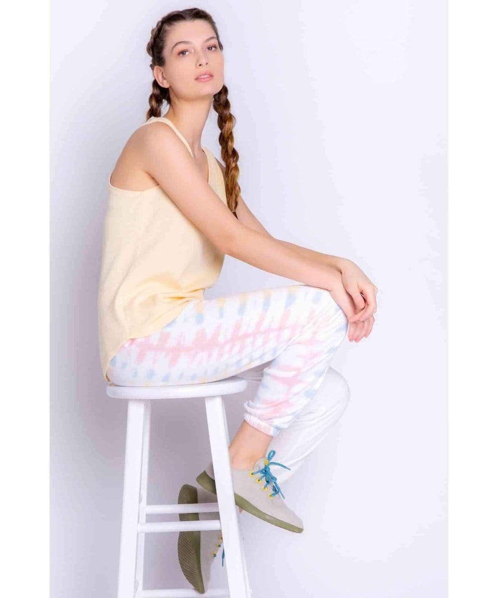 Sunset Hues Banded Pant - PINK ARROWS