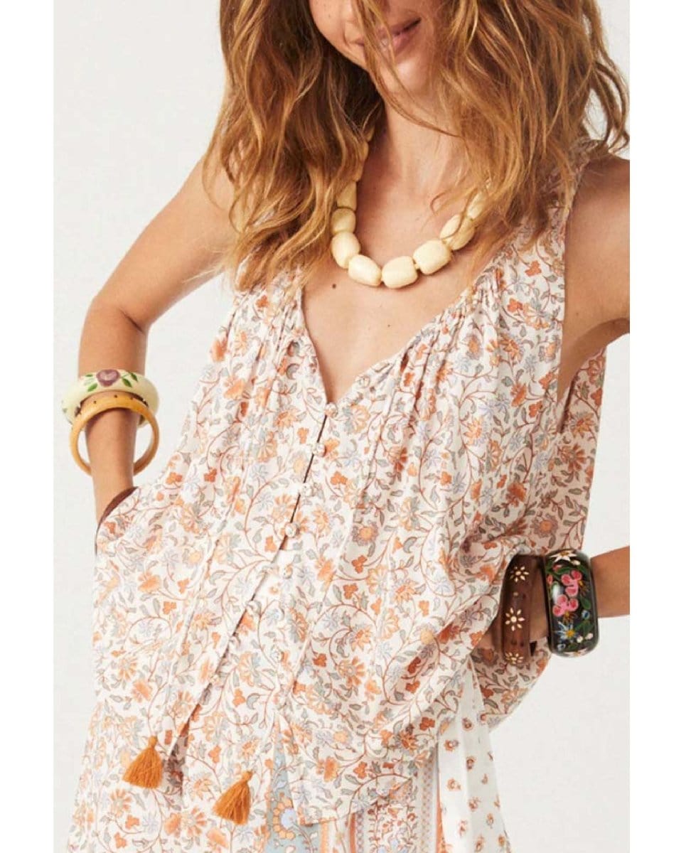 Sunshine Bandit Cami Tank Desert Sage - PINK ARROWS