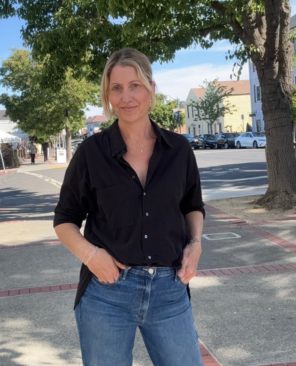 Sydney Shirt Black - PINK ARROWS