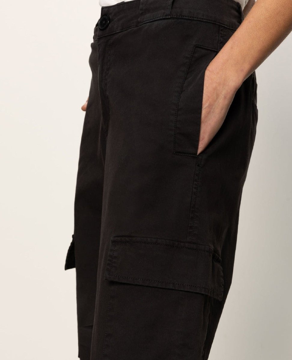 Take Over Linen Jogger Black - PINK ARROWS