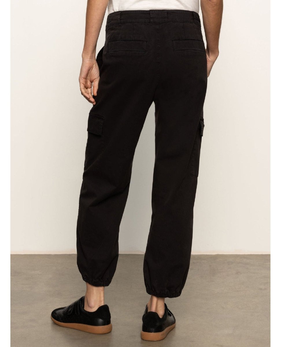 Take Over Linen Jogger Black - PINK ARROWS
