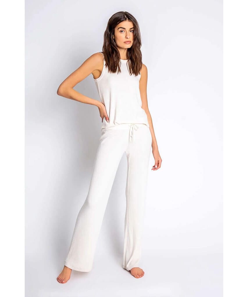 Textured Rib Tank Stone - PINK ARROWS