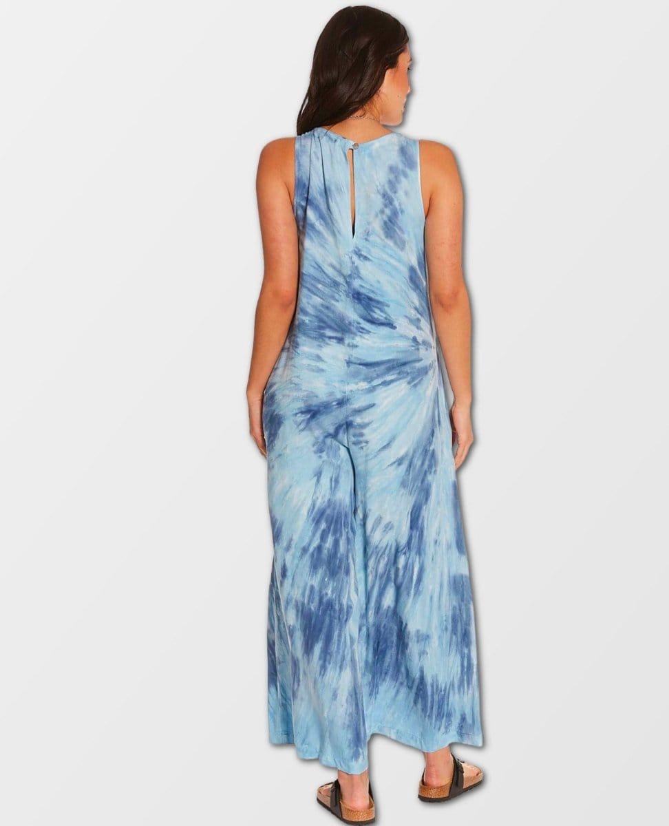 Thalia Jumpsuit Wing Tie Dye - PINK ARROWS