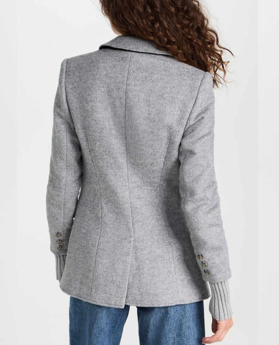 The City Blazer Ice Grey - PINK ARROWS