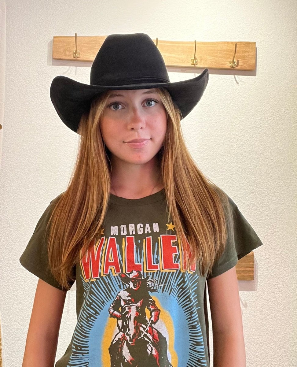 The Cowboy Fedora Black - PINK ARROWS