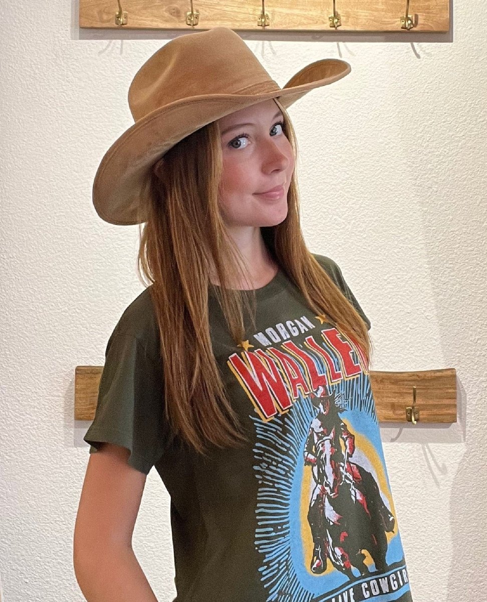 The Cowboy Fedora Camel - PINK ARROWS