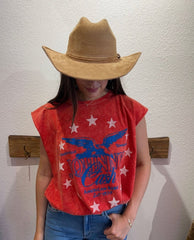 The Cowboy Fedora Tan Brown - PINK ARROWS