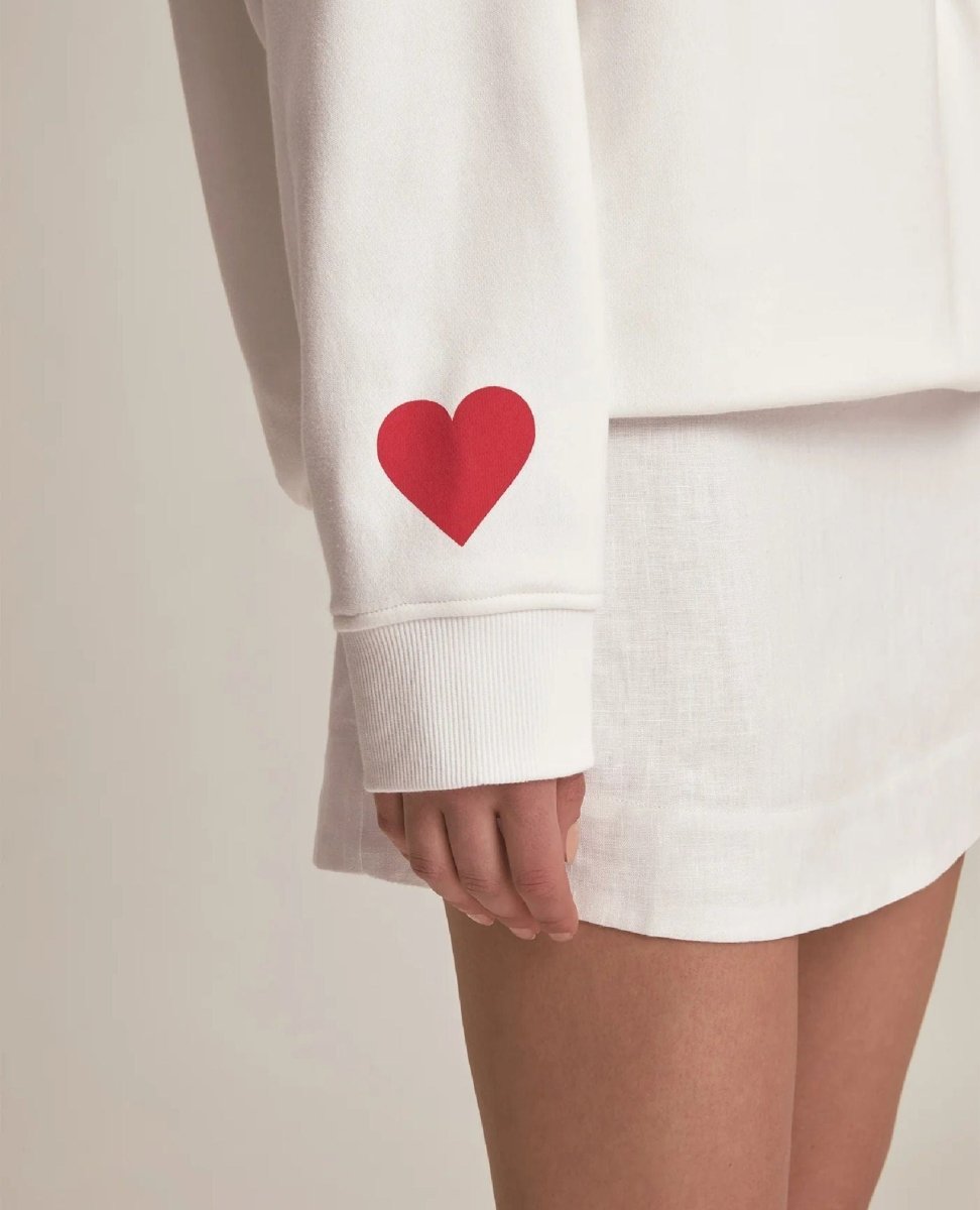 The Favorite Bride Sweatshirt White - PINK ARROWS