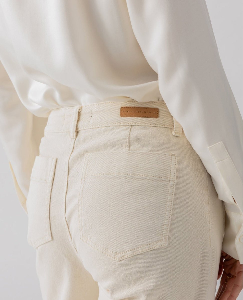 The Marine Pant French Vanilla - PINK ARROWS