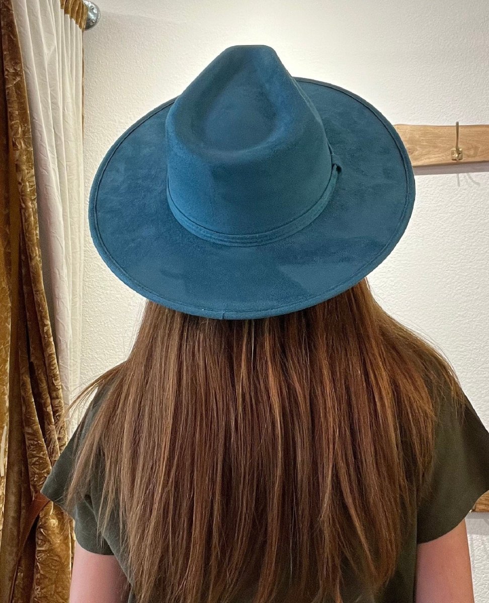 The Mojave Fedora Turquoise - PINK ARROWS