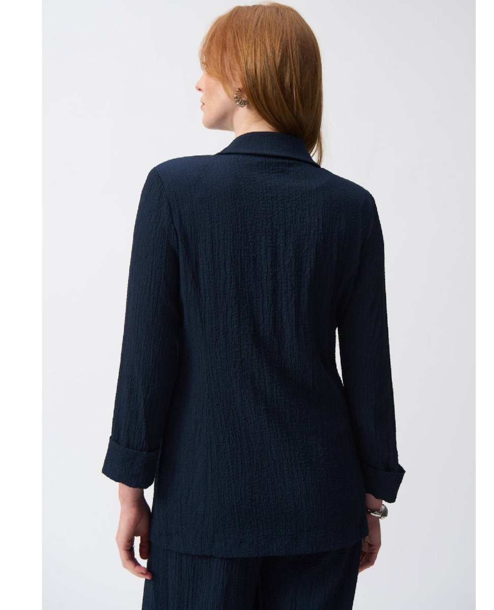 Timeless Elegance Navy Blazer - PINK ARROWS