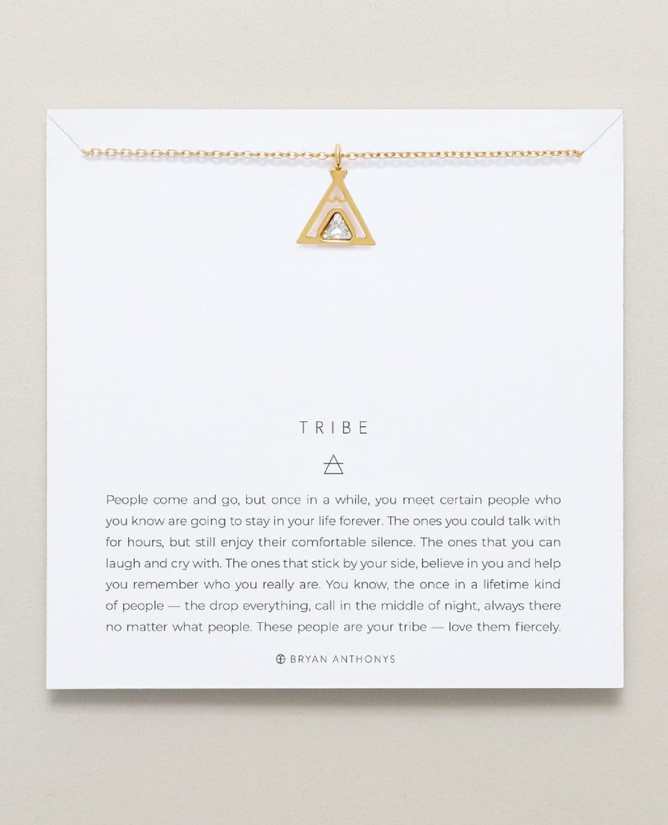 Tribe Friendship Necklace Gold - PINK ARROWS