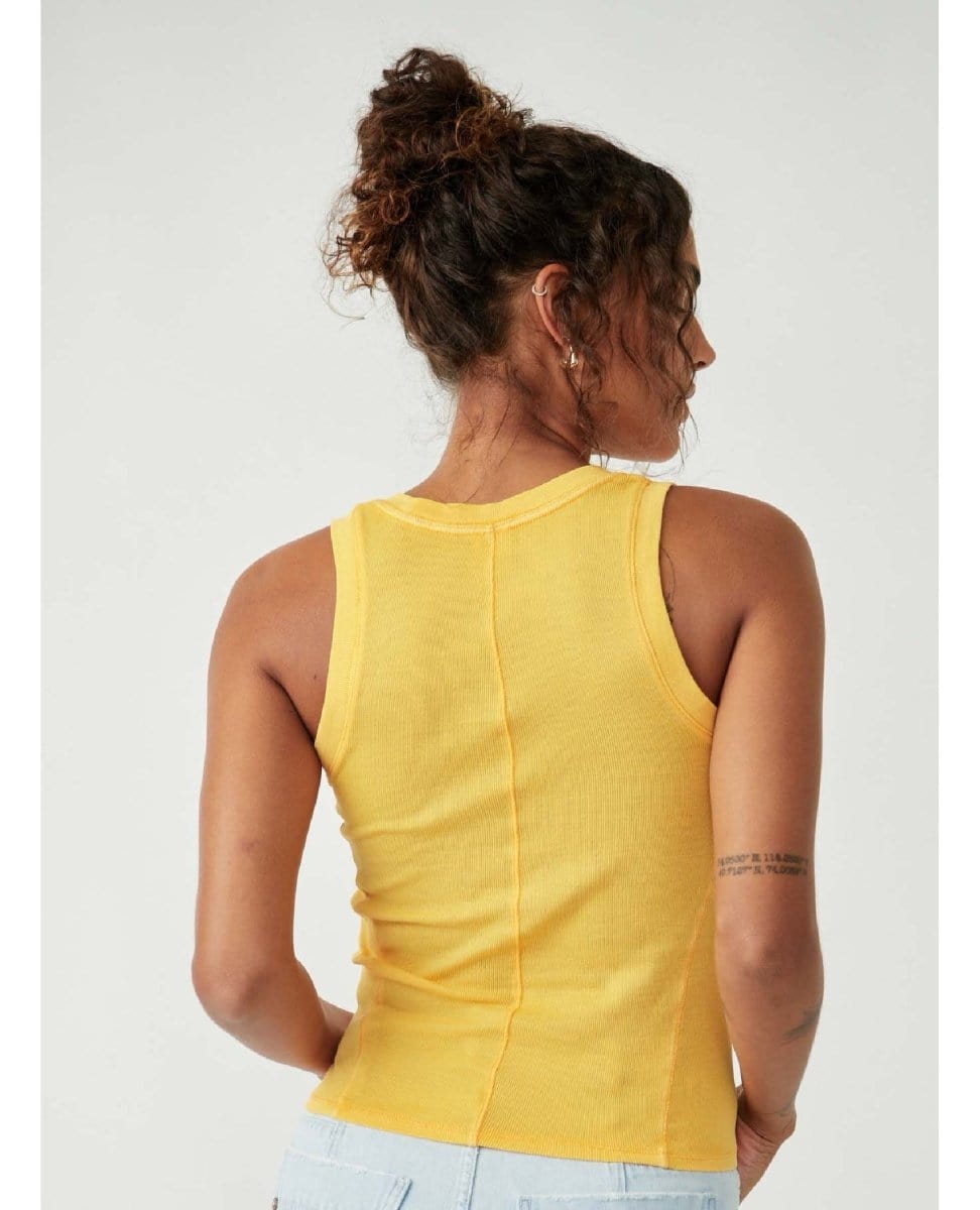 U Neck Tank Top Sun - PINK ARROWS