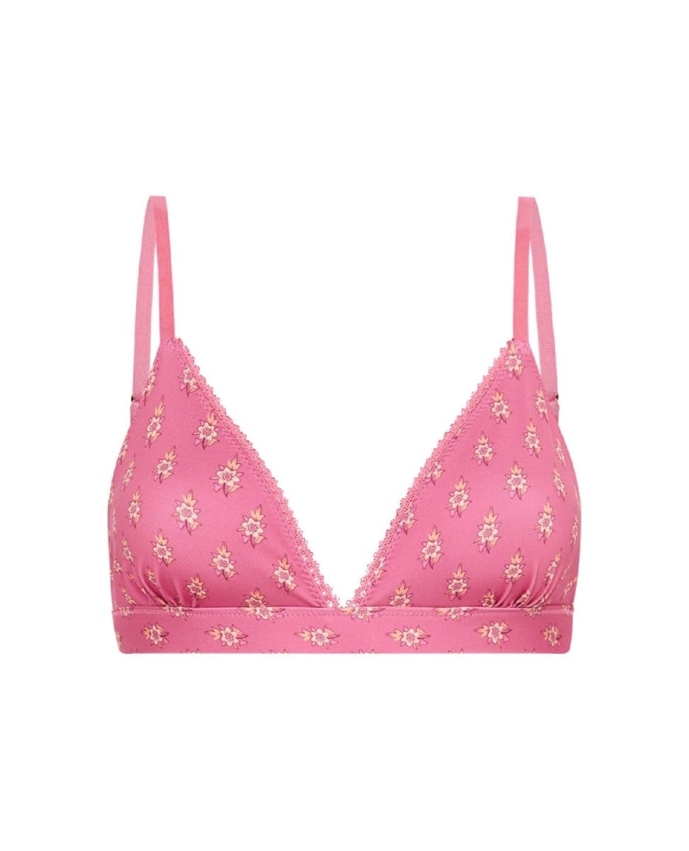 Utopia Tri Bralette Flamingo - PINK ARROWS