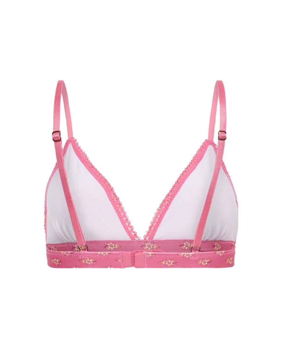 Utopia Tri Bralette Flamingo - PINK ARROWS