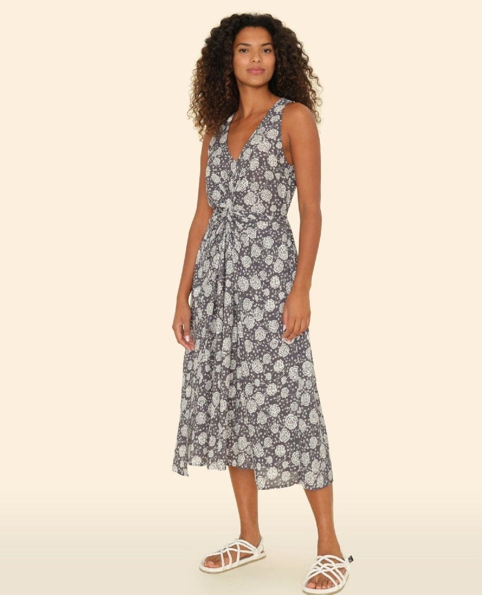 Vivian Travel Dress Smokey Grey - PINK ARROWS