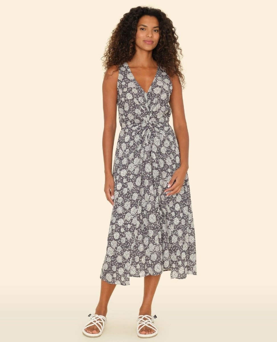 Vivian Travel Dress Smokey Grey - PINK ARROWS