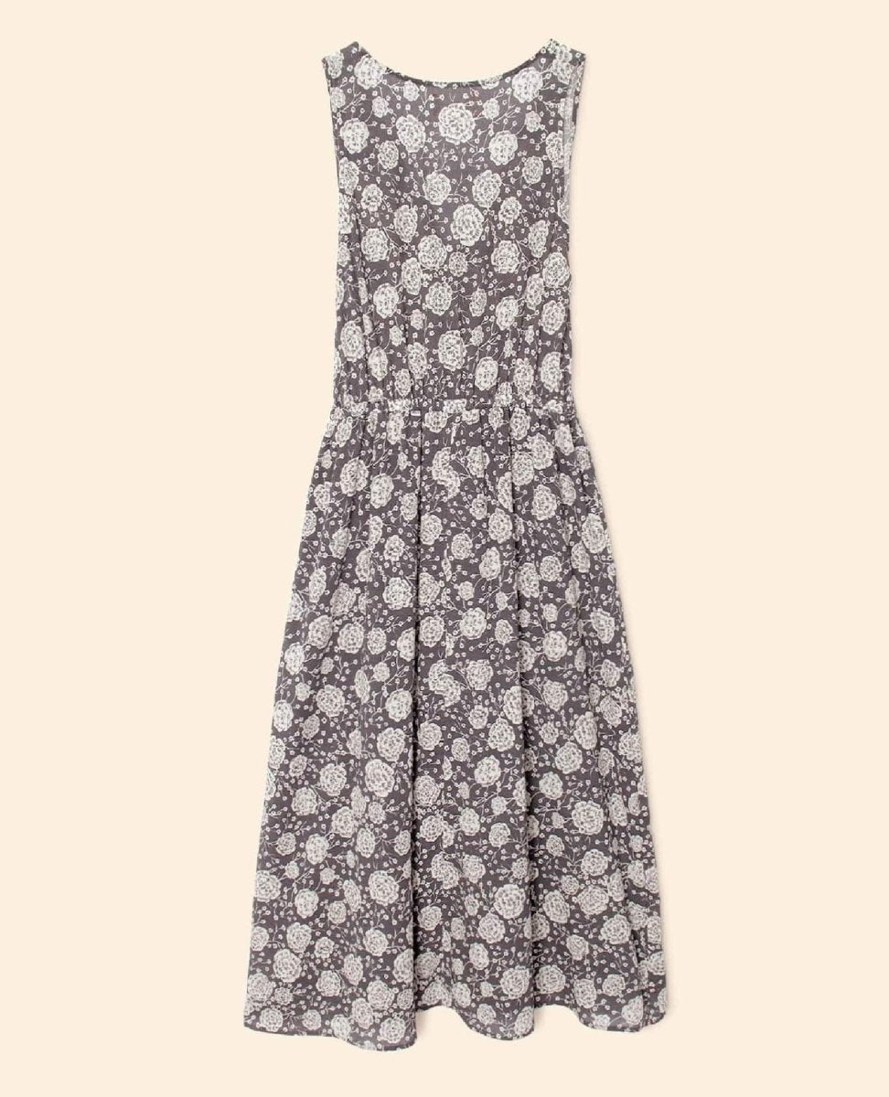 Vivian Travel Dress Smokey Grey - PINK ARROWS