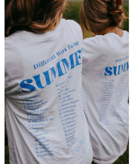 Ways To Say Summer Tee - PINK ARROWS