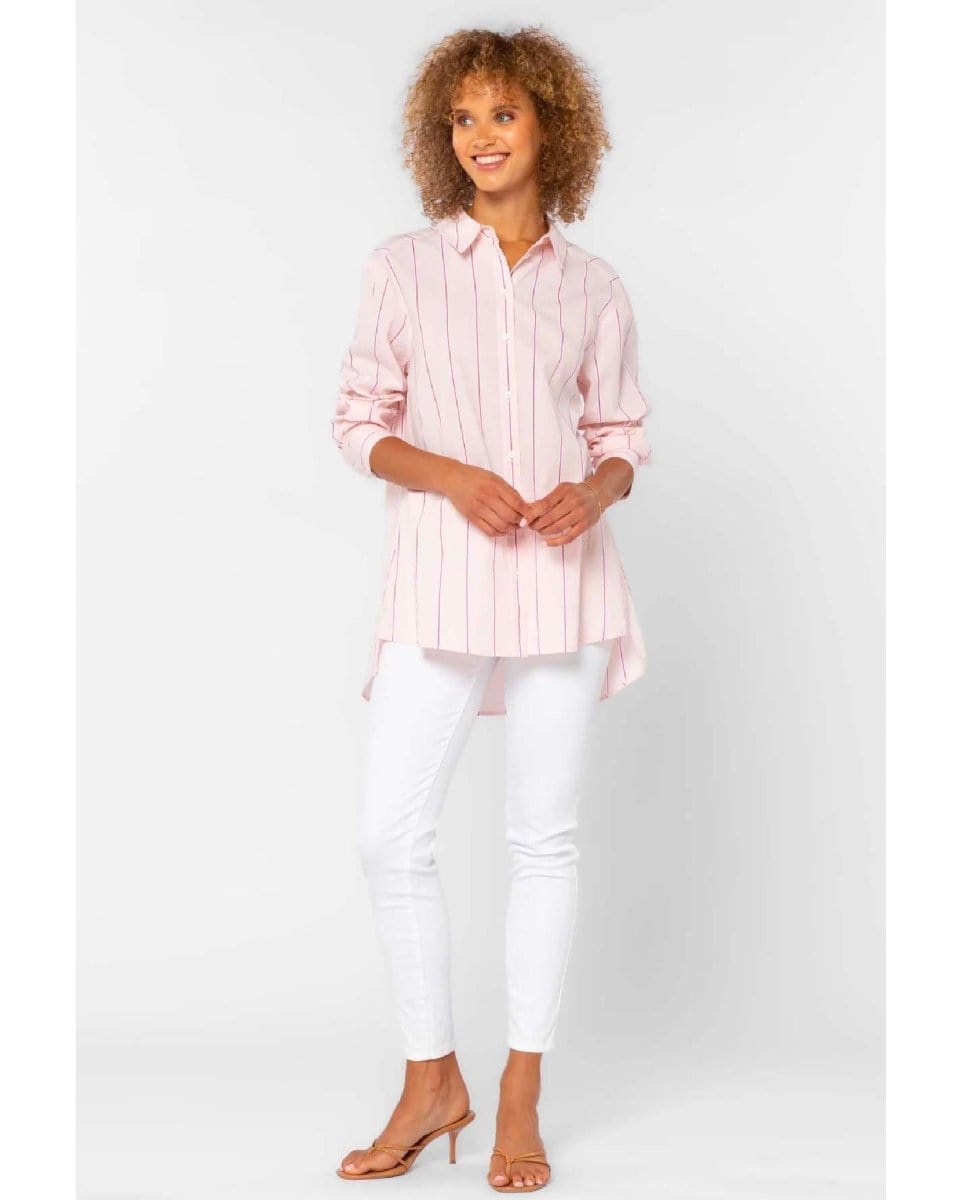 Westerly Button Down Pink - PINK ARROWS