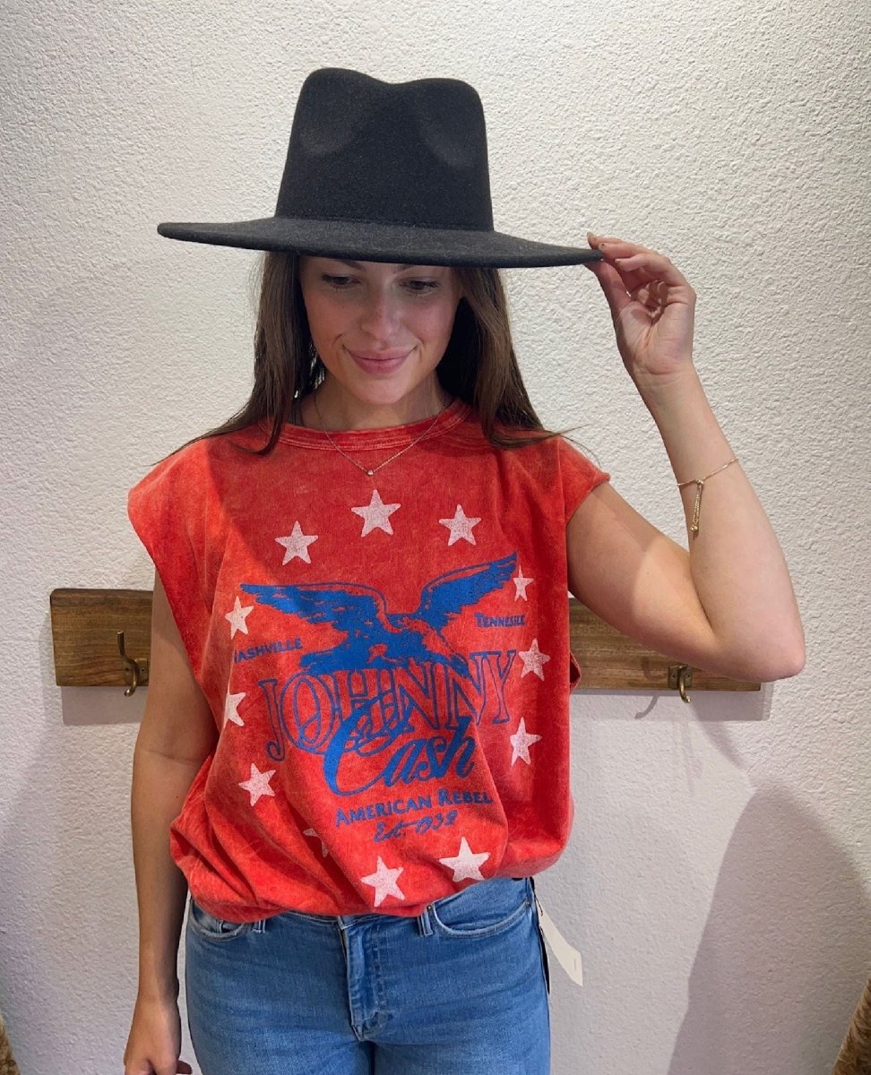 Wide Brim Rancher Hat – Black - PINK ARROWS