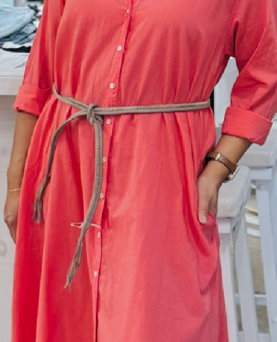 Xirena Taupe Grey Treva Belt - PINK ARROWS