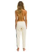 5 Stripe Vintage White Women's Sweatpant - PINK ARROWS