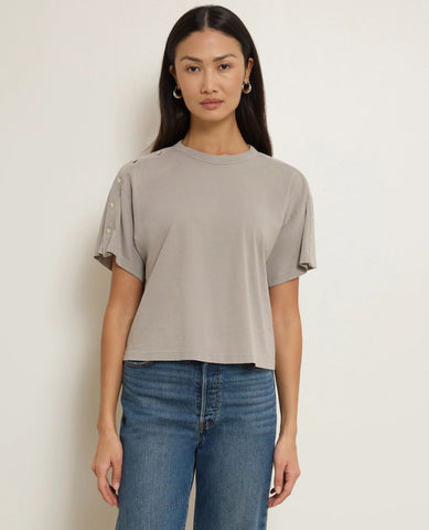 Ada Silver Snap Tee