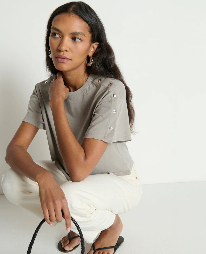 Ada Silver Snap Tee