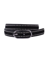 All Over Studded Belt Black