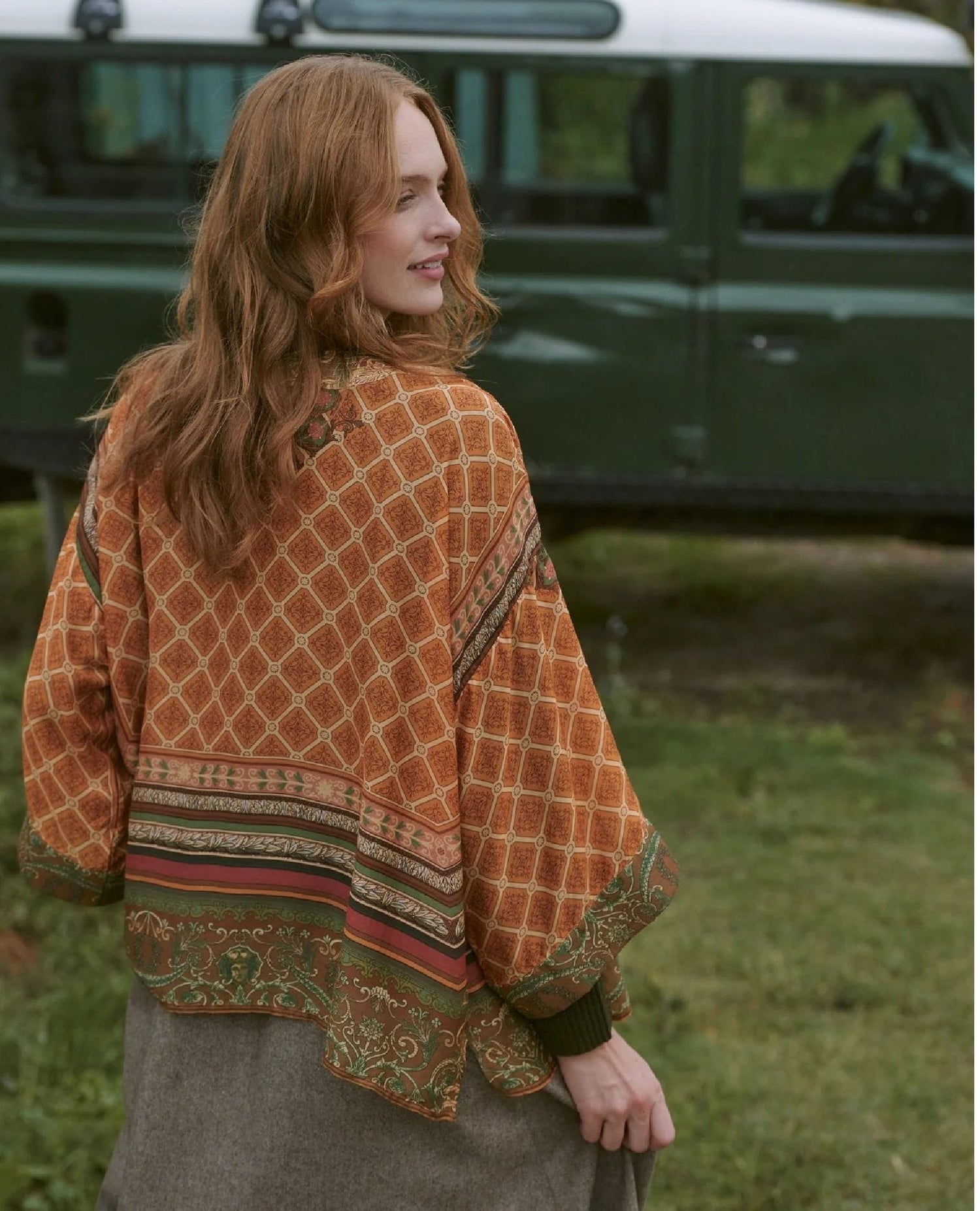 Amulet Gold Short Kimono