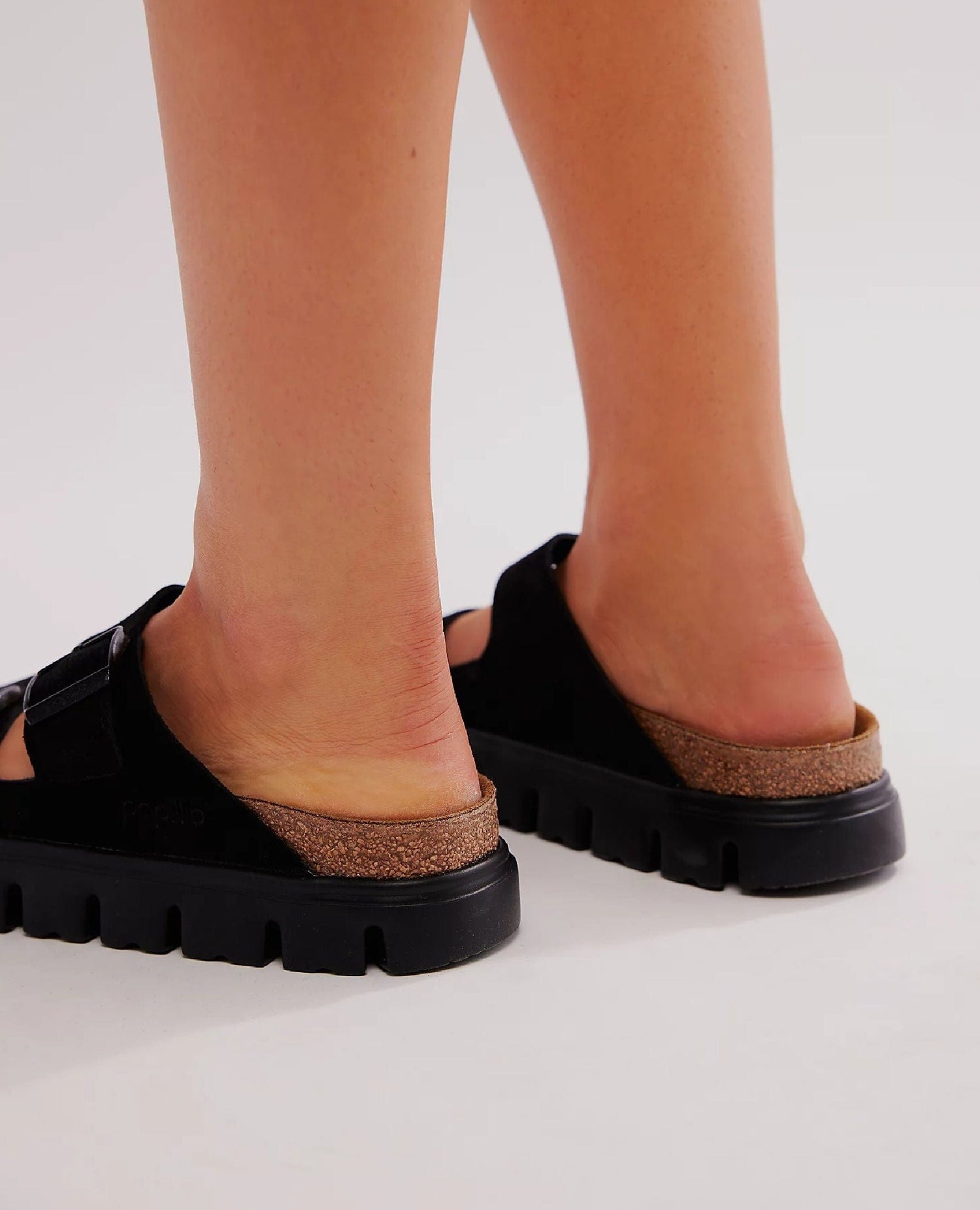 Birk Arizona Chunky Black Suede