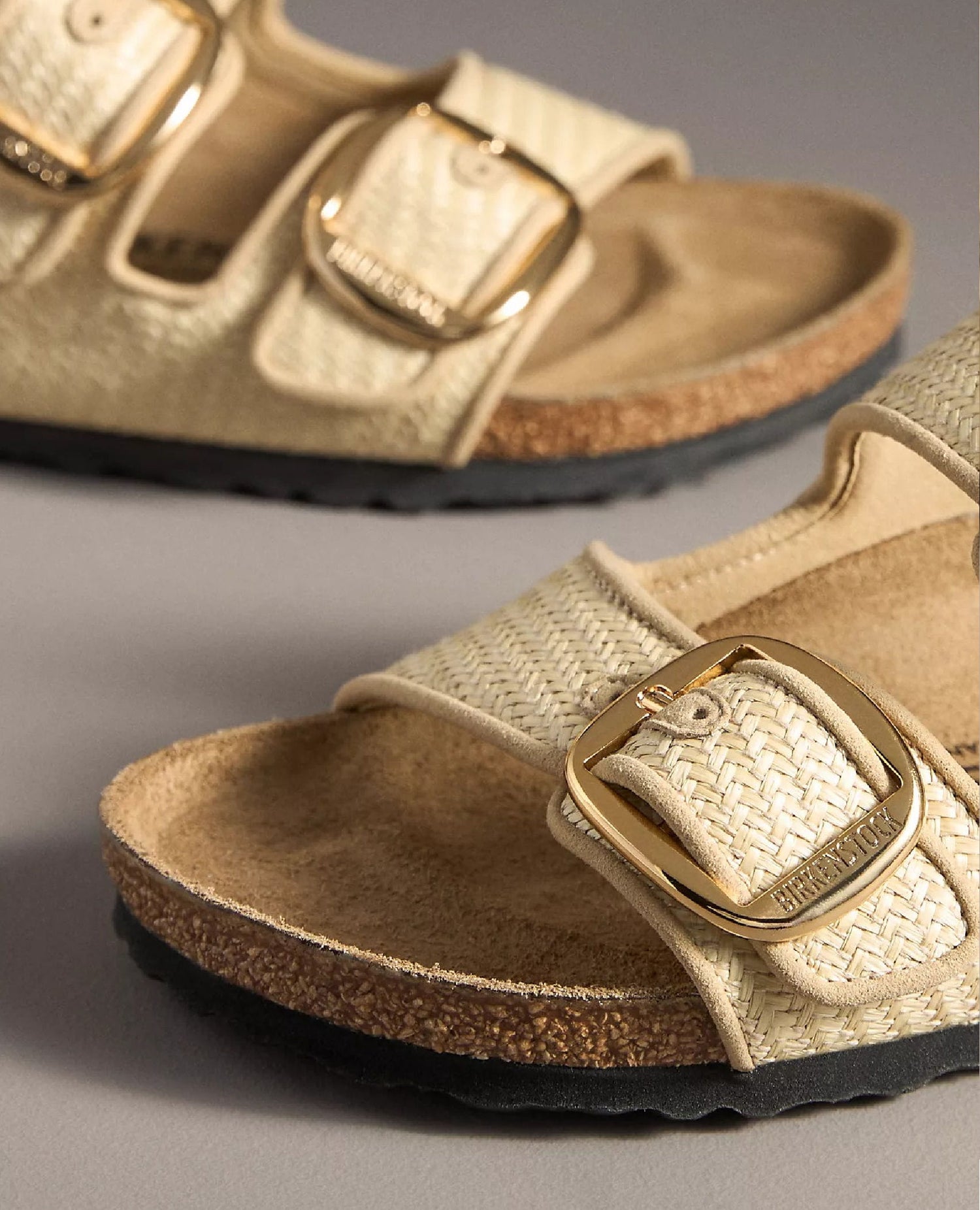 Arizona Big Buckle Raffia Natural