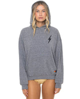 Aviator Nation Bolt Hoodie Heather Grey