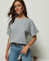 Bane Sweatshirt Top Heather Grey