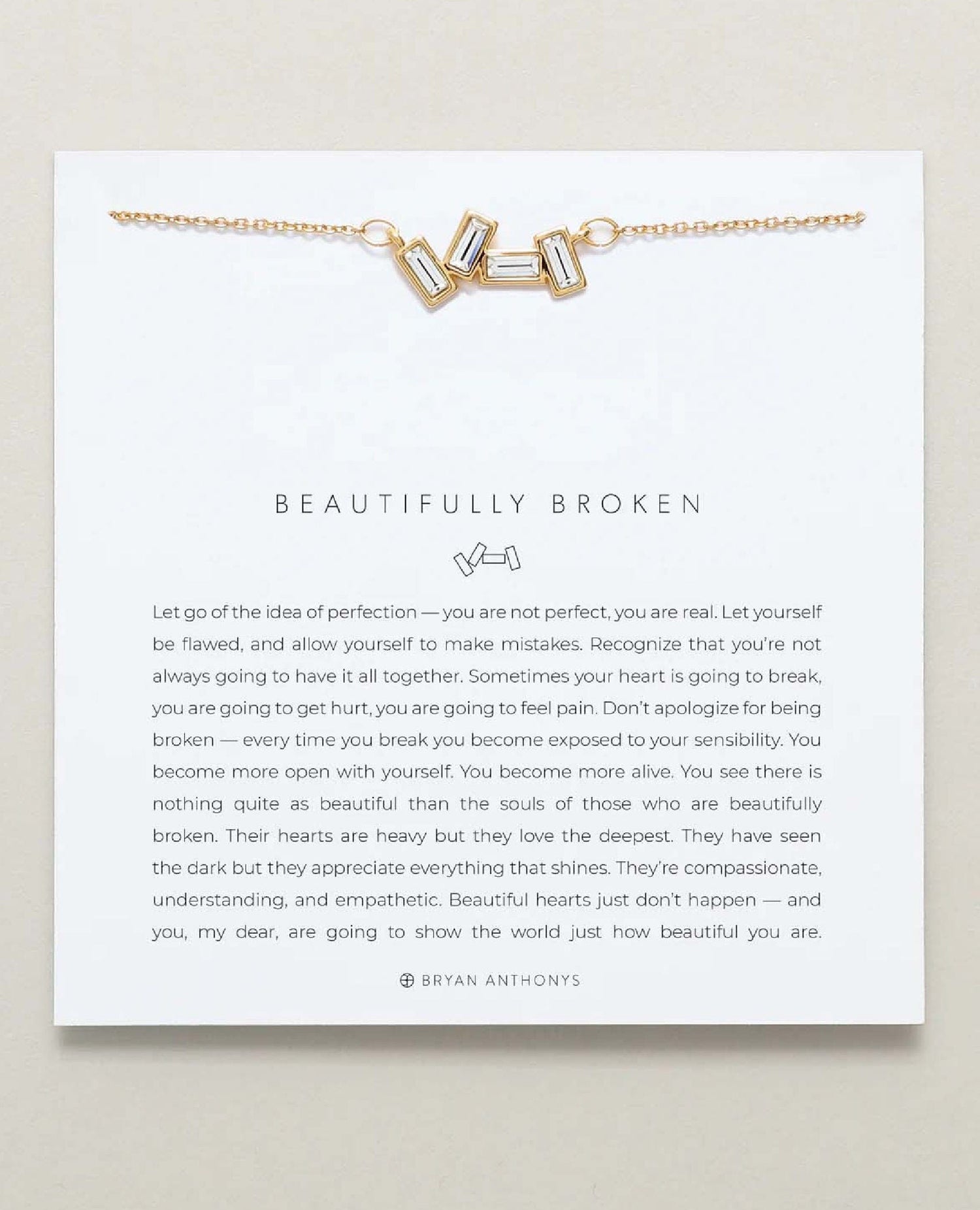Beautifully Broken Gold Necklace