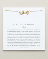 Beautifully Broken Gold Necklace