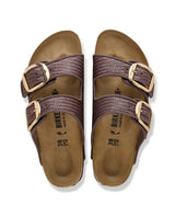 Arizona Big Buckle Raffia Brown
