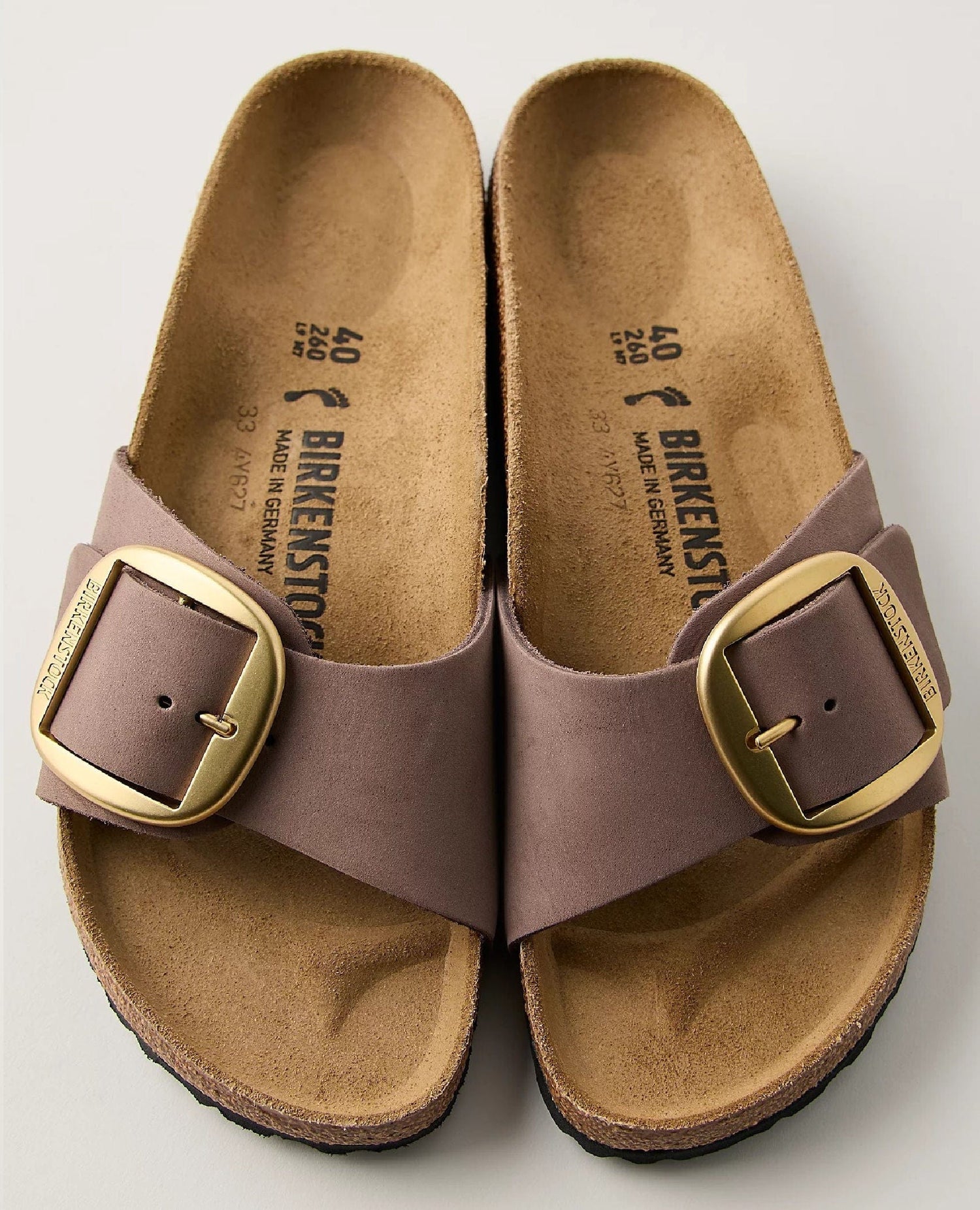 Birkenstock Madrid Nubuck Faded Purple