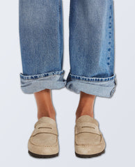 Birk Naples Taupe Suede